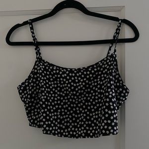 SHEIN Floral strappy tank + pant combo